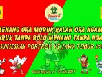 Banner Porprov Jatim 2019 Bojonegoro