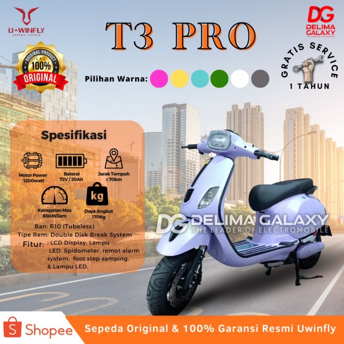 Motor Listrik Uwinfly Dragonfly - 3